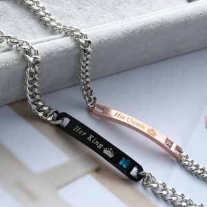 New couples Set Bracelet King And Queen